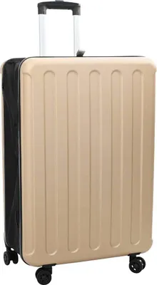 Productafbeelding van Koffer met slot champagne 50 x 30 x 76 cm ABS Kunststof