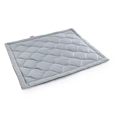 Zdjęcie produktu dla BOUTIQUE ZOO Miękka mata dla psa z imitacji aksamitu - Wygodny, antypoślizgowy leżak dla psa, legowisko dla psa, mata dla zwierząt, Velvet Grey, M: 60 x 80 cm