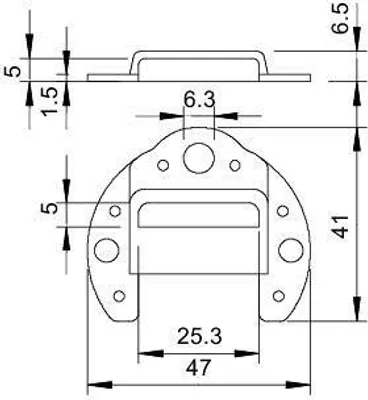 Produktbild von OBO Bettermann 510 25,3x5mm lichtgrau Deckenauslass , 2236028