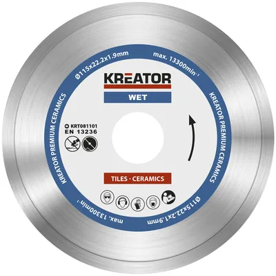 Produktbild von Diamant Premium Trennscheibe ø 115 x 22,2 x 1,9 mm Nassschnitt Keramik Fliesen