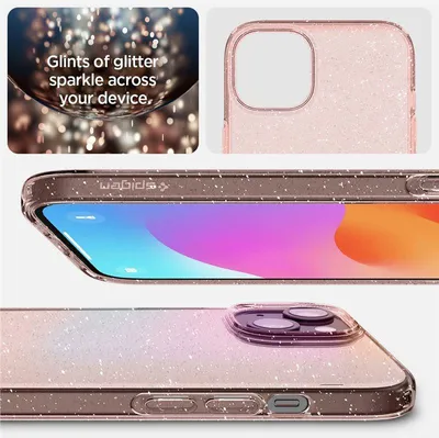 Obrázok produktu pre Spigen ACS06649, Ochranný obal, Apple, iPhone 15 Plus, 17 cm (6.7"), Ruže