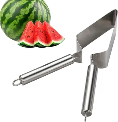 Produktbild von Wassermelonenschneider für die Küche - Praktisches Schneidewerkzeug für Zuhause, Camping und Picknick