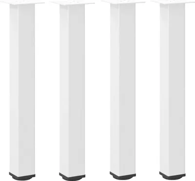 Obrázok produktu pre vidaXL Nohy konzolového stola 4 ks. Biele 72-74 cm oceľové