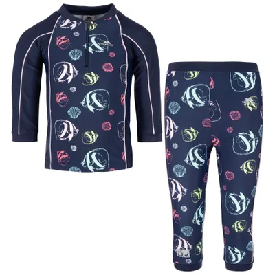 Imagen del producto de Conjunto de natación "Smiley" para niños, modelo TP5735 (98) (azul marino/rosa/blanco)