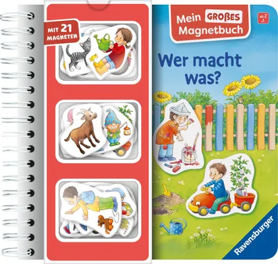 Produktbild von Mein großes Magnetbuch - Wer macht was?