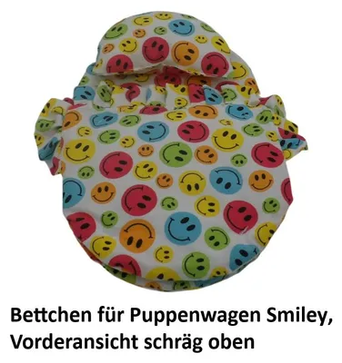 Obrázek produktu pro Dětská postýlka pro kočárek pro panenky Smiley