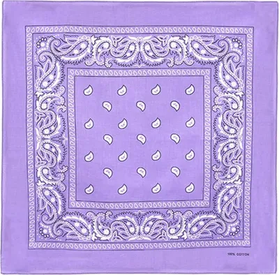 Obrázok produktu pre CHPN - Šatka - Farbička - Šál - Vzor paisley - 54/54 cm - Levanduľa - Vreckovka - Karneval - Doplnok