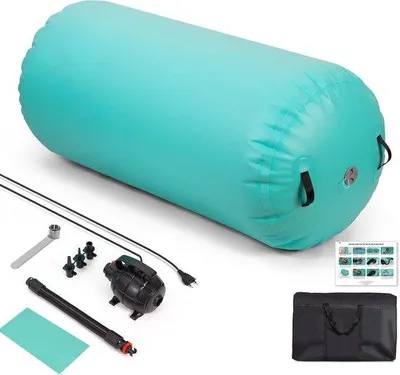 Produktbild von Famanu Luftrolle 120x75 cm - Gymnastikzylinder für Tumbling, Yoga und Fitness