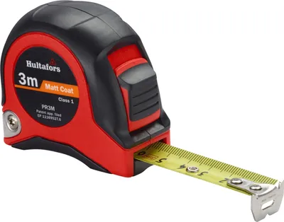 Immagine prodotto di Hultafors Bandmaß PR Länge 3 m, Breite 19 mm, Maßband aus Stahl + Messskala