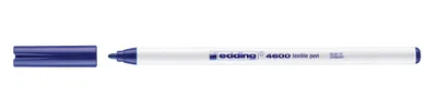 Obrázek produktu pro Edding 4600-003 Textilní popisovač - kulatý hrot 1 mm modrý