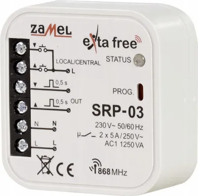 Obrázok produktu pre Ovládač roliet SRP-03 je určený na centrálne ovládanie Zamel