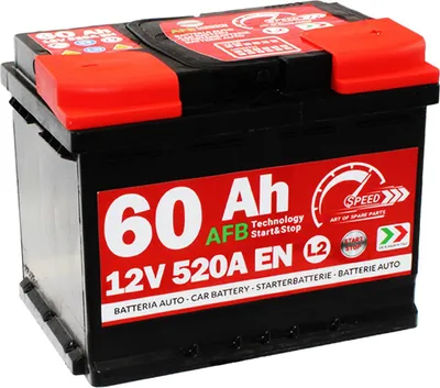 Produktbild von SPEED Start&Stop Autobatterie AFB 12V 60Ah 520A rechts 242x175x190 mm