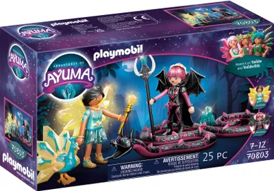 Produktbild von PLAYMOBIL AoA 70803 Crystal Fairy und Bat Fairy mit Seelentieren
