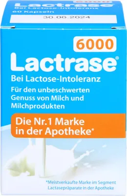 Productafbeelding van Lactase 6000 FCC, 60 stuks