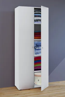 Produktbild von VCM Holz Kleiderschrank | 5 Fächer | Maße ca. B. 70 x  H. 178 x T. 40 cm | 2 Drehtüren | erweiterbar | Schrank - Vandol