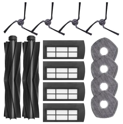 Produktbild von VERCO Ersatzteile für Eufy X9 Pro Zubehör Ersatz Bürsten Set HEPA Filter Staub Beutel Wisch Mopp Seitenbürste