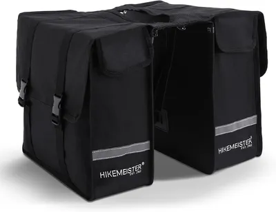 Productafbeelding van Dubbele fietstas 31 liter - Waterafstotend - Reflecterend