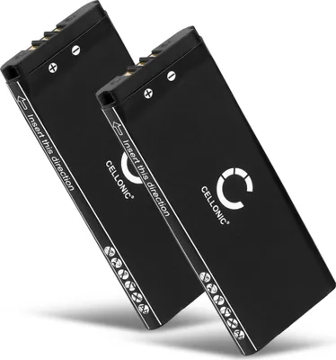 Produktbild von CELLONIC 2x Akku für Spielekonsole Kompatibel mit Nintendo DSi XL, UTL-001 - (900mAh, 3.7V)