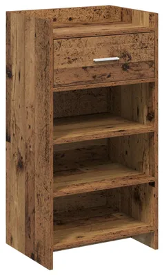 Produktbild von vidaXL Schuhschrank mit Speicher Altholz 48 x 36 x 92 cm Holzwerkstoff