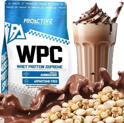 Immagine prodotto di ProActive Concentrato di proteine del siero di latte in polvere WPC 700 g, gusto: pistacchio e cioccolato