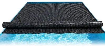 Produktbild von Mucola Poolfolie Solarplane Poolheizung Solarheizung Wärmeplane Einbaubecken Quick-Up-Pools Stahlwandbecken - Schwarz 1000x500cm