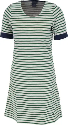 Produktbild von ELKLINE MAKEMYDAY Ringel Damen Sweatkleid, Größe:38, Farbe:White - Mossgreen