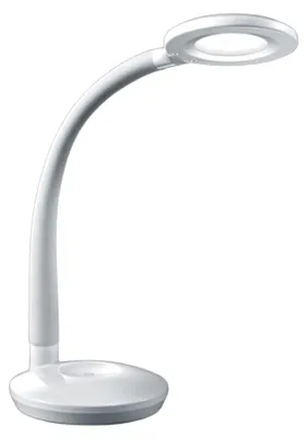 LED-Tischlampe, 3 W, 300 lm, warmweiß, Touch-Dimmer, 45 cm, weiß