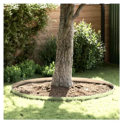 Produktbild von Rasenrand Silber 450 x 15 cm Verzinkter Stahl, Beetbegrenzung Metall für Gärten und Hochbeete