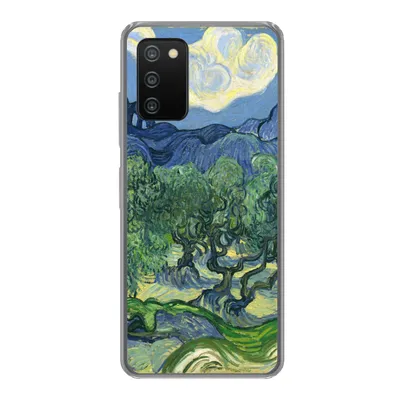 Produktbild von MuchoWow® Handyhülle Schutzhülle Hülle für Samsung Galaxy A03s Die Olivenbäume - Vincent van Gogh Silikon Softcase Handy Hülle - Schutz