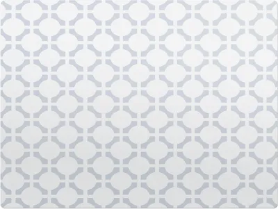Produktbild von Geometrisches Retromuster – Bodenschutzmatte – Stuhlunterlage 120x90 cm – Rutschfest – Hartbodenmatte