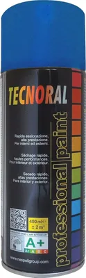 Obrázek produktu pro Barva ve spreji Tecnoral, modrá, 400 ml