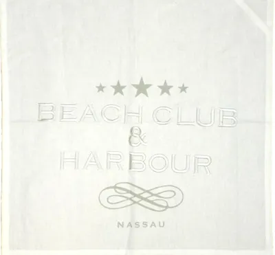 Produktbild von 2 Geschirrtücher Beach Club & Harbour Summerplace Nassau Weiss - ca 50x50cm
