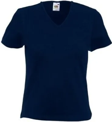 Obrázek produktu pro Fruit Of The Loom Dámské tričko s výstřihem do V BC336 (2XL) (tmavě modrá)