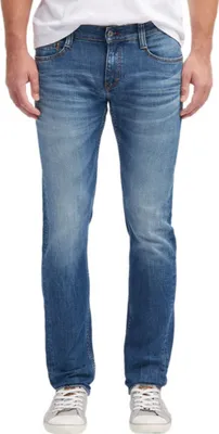 Produktbild von Mustang - Slim Fit - Herren 5-Pocket Jeans, Low Rise, Tapered Leg, Oregon Slim/Tapered (3116-5111), Farbe:light scratched used (583), Größe:W32, Länge:L30