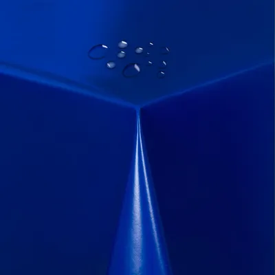 Produktbild von Partytischdecke Lackfolie Farbe wählbar Blau Eckig 100 x 250 cm abwaschbare Tischdecke