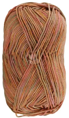 Produktbild von Lana Grossa - Cotone Vintage 0263 pink orange grau beige meliert