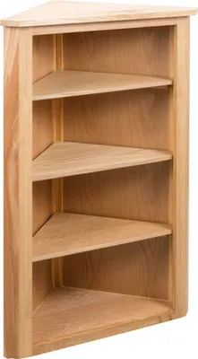 Image de Best Möbel Armoire vitrine d'angle 59x36x100 cm Chêne massif - Commodes Cloris Neu4233203 1parcel