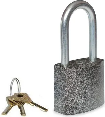 Produktbild von Vorhängeschloss 102/52mm Vorhangschloss Schloss mit 3 Schlüssel Sicherheit 3