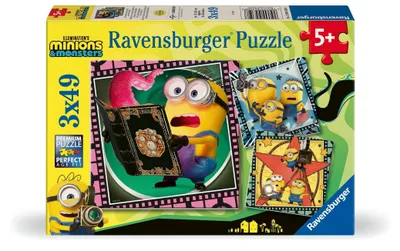 Produktbild von Kinderpuzzle 3x49 Teile - Minions 3