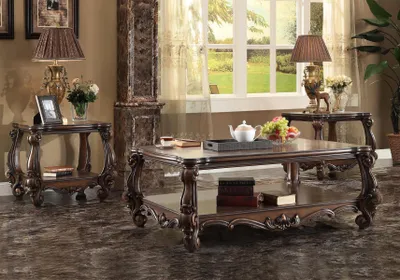 Immagine prodotto di Disgner tavolino classico tavolino divano soggiorno tavolo legno 79x79cm