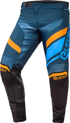 Image de Eleveit X-Legend pantalon de motocross, bleu/orange, 38