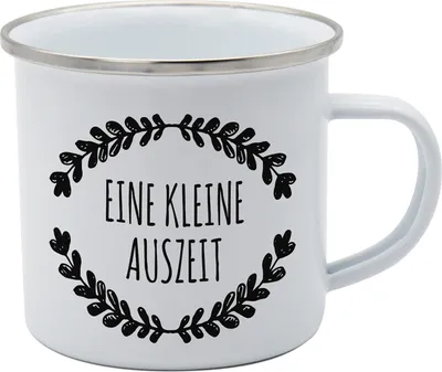 Zdjęcie produktu dla Kubek mały emaliowany 350ml