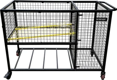 Zdjęcie produktu dla Wózek magazynowy na kółkach - 1340 x 600 x 1000 mm