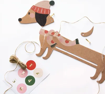 Obrázek produktu pro folia 9382 folia Adventskalender Sausage Dog