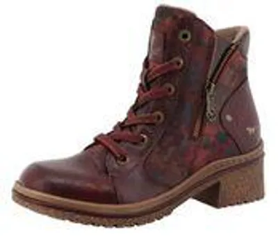 Zdjęcie produktu dla Eleganckie damskie botki Mustang 36M0092001, czerwone