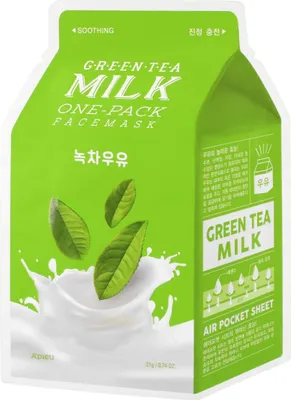 Immagine prodotto di Apieu - Maschera viso monodose al tè verde, 21 g