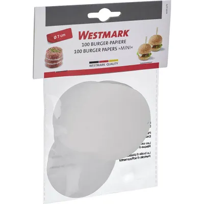 Immagine prodotto di WESTMARK 62392270 100 Burger-Trennpapier Mini 7,0 x 7,0 cm