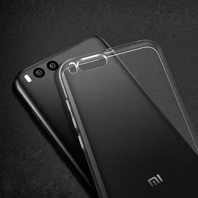 Productafbeelding van Transparante siliconen hoesje, 0,3 mm ultra-dun, voor Xiaomi Mi6. Nieuw