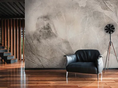 Produktbild von Vlies Fototapete Abstrakt 400x280 cm Tapeten Wandtapete XXL Betonoptik Steinwand wie gemalt a-A-10237-a-a