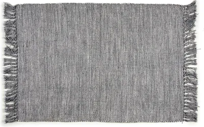 Zdjęcie produktu dla Dywan z frędzlami z naturalnej bawełny, 80 x 120 cm